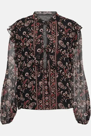 Giambattista Valli Printed silk blouse