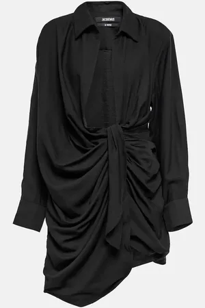 Jacquemus La Robe Bahia gathered minidress