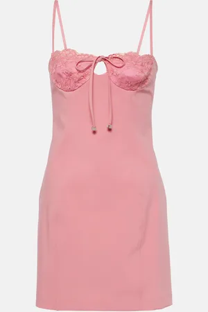 BLUMARINE Lace-trimmed minidress