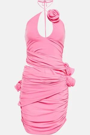 MAGDA BUTRYM Rosette jersey minidress