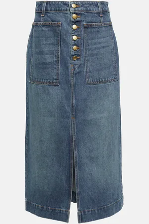 ULLA JOHNSON Bea denim skirt