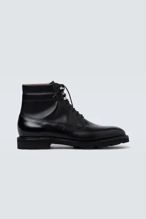 JOHN LOBB Alder leather lace-up boots