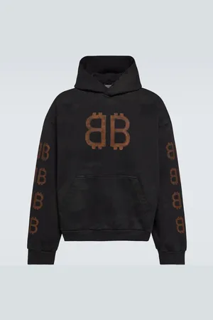 Balenciaga Crypto cotton jersey hoodie
