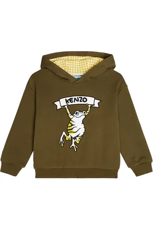 Kenzo Baby cotton-blend fleece hoodie