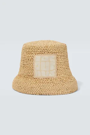 Jacquemus Le Bob Ficiu raffia bucket hat