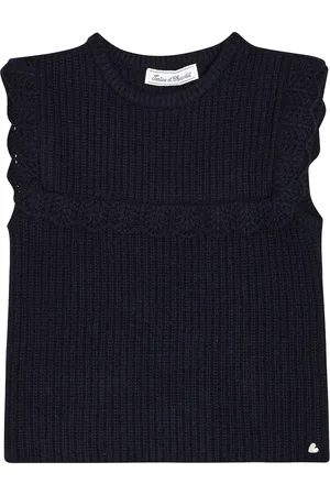 Tartine Et Chocolat Cotton-blend sweater vest