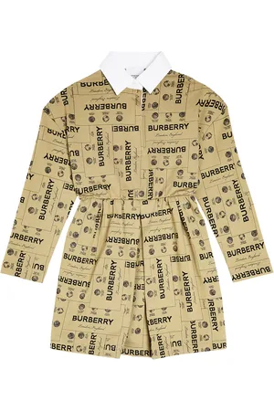 Burberry Edwina logo cotton shirt dress