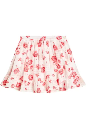 Tartine Et Chocolat Floral cotton skirt