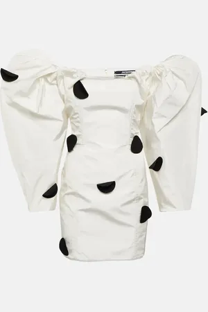 Jacquemus La Robe Taffetas polka-dot minidress
