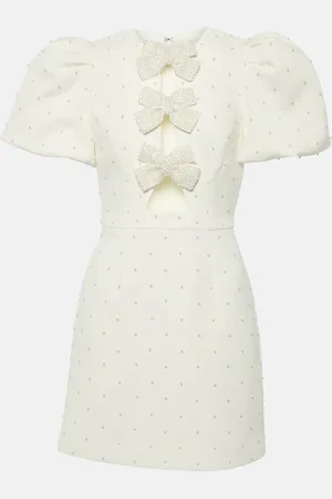 Rebecca Vallance Bridal Ophelia bow-detail minidress