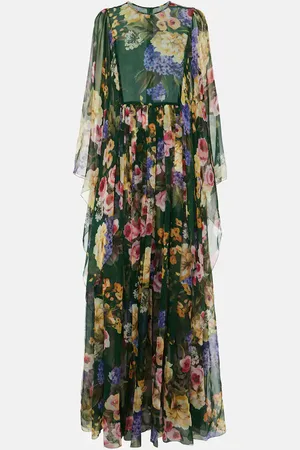 Dolce & Gabbana Floral silk chiffon gown