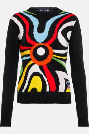 Puccini X Fusalp intarsia wool cardigan