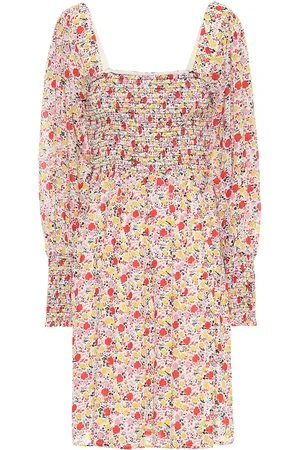 Ganni Floral georgette minidress