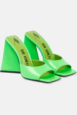 The Attico Devon patent leather mules
