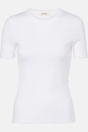NILI LOTAN Elin cotton jersey T-shirt
