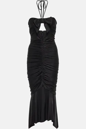 ALEXANDRE VAUTHIER Halterneck jersey midi dress