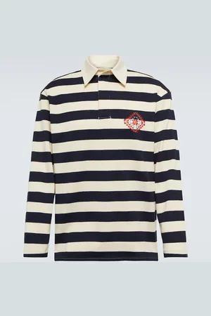 ADISH Kharaz striped cotton polo shirt