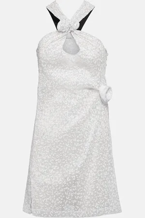 COPERNI Embellished halterneck minidress