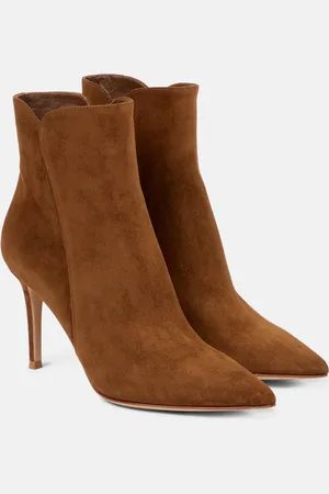 Gianvito Rossi Levy 85 suede ankle boots