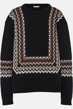 Chloé ChloÃ© Wool-blend jacquard sweater