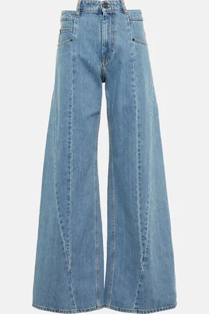 Maison Margiela DÃ©cortiquÃ© high-rise wide-leg jeans