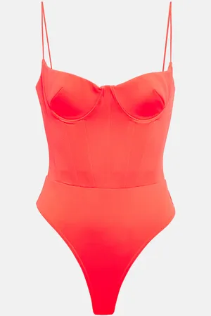 ALEX PERRY Carsen corset bodysuit