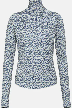 Marant Etoile Lou printed jersey turtleneck top