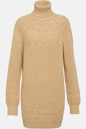 Loro Piana Crochet cashmere turtleneck sweater
