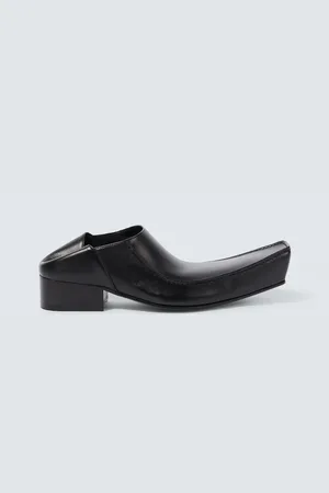 Balenciaga Romeo leather slippers