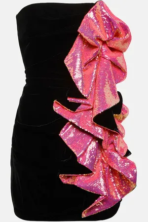 ALEXANDRE VAUTHIER Strapless embellished minidress
