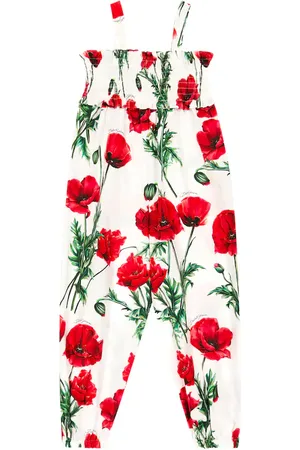 Dolce & Gabbana Floral cotton jumpsuit