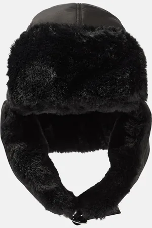 Stella McCartney Faux fur-trimmed hat
