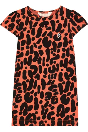 The Animals Observatory Flamingo printed cotton dress