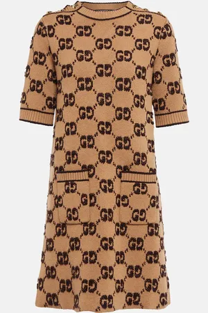 Gucci Maxi GG wool minidress