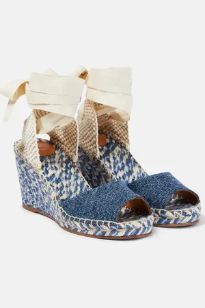 Chloé ChloÃ© Piia denim espadrille wedges