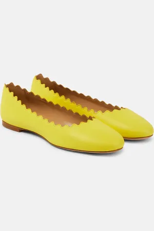 Chloé ChloÃ© Lauren leather ballet flats