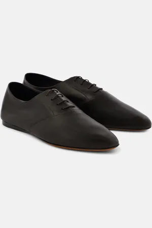 The Row Hereditas leather Oxford shoes