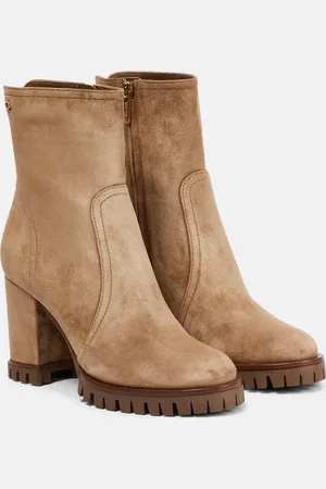 Gianvito Rossi Timber suede ankle boots