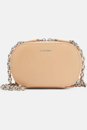 Jil Sander Mini leather crossbody bag