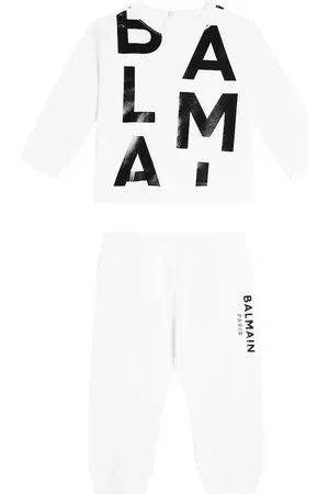 Balmain Baby set of cotton sweatshirt and sweatpants