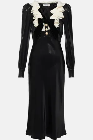 Alessandra Rich Velvet midi dress