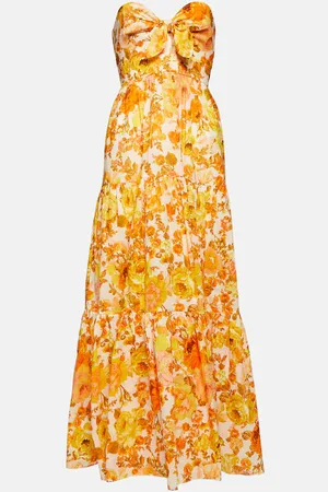 ZIMMERMANN Floral cotton maxi dress