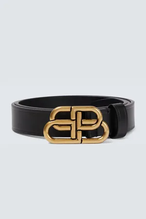 Balenciaga BB leather belt