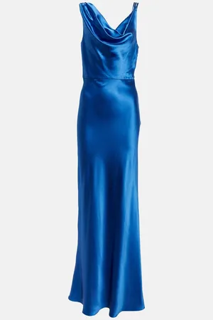 VERONICA BEARD Sanderson satin maxi dress