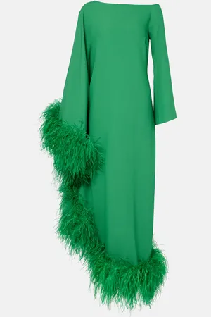 ‎Taller Marmo‎ Ubud Extravaganza feather-trimmed gown