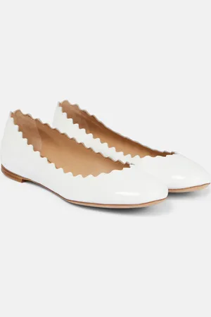 Chloé ChloÃ© Lauren leather ballet flats