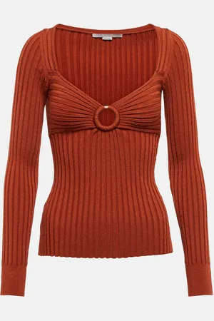 Stella McCartney Ribbed-knit top