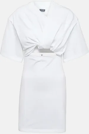 Jacquemus La Robe Bahia gathered minidress