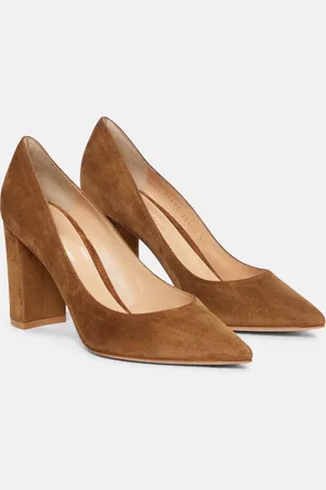 Gianvito Rossi Piper 85 suede pumps