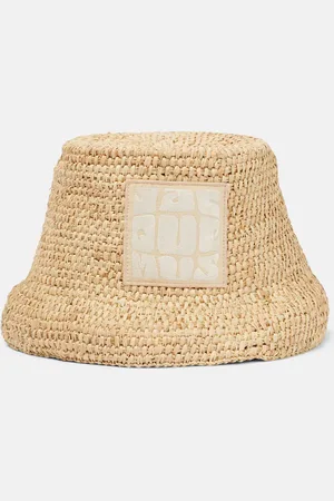 Jacquemus Le Bob Ficiu raffia bucket hat